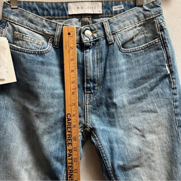 NWT IRO Garçon distressed denim jeans Sz 25 - Picture 12 of 14